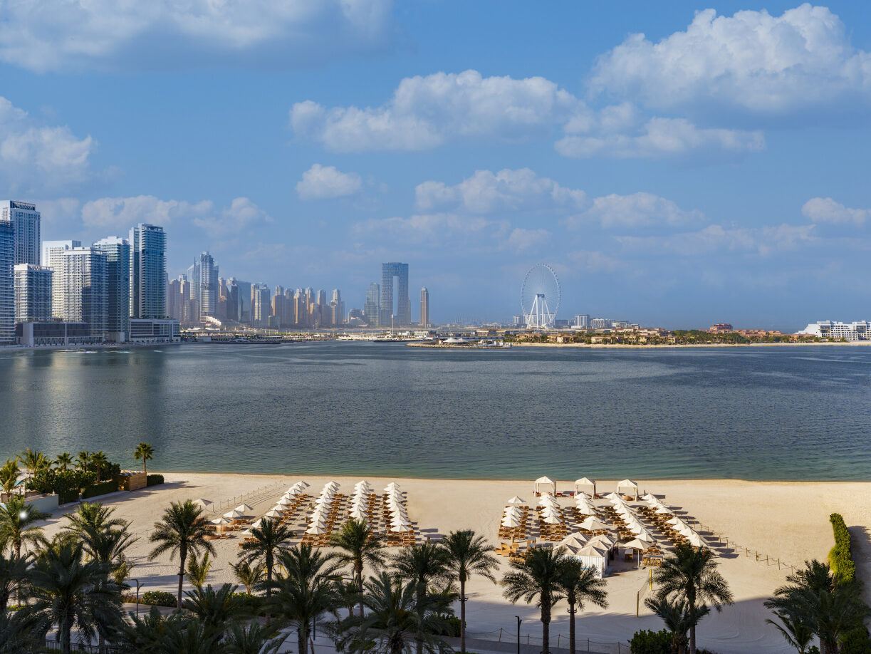 Fairmont Dubai pools